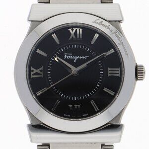 WATCH Salvatore Ferragamo FI0940015 Vega black SS QZ